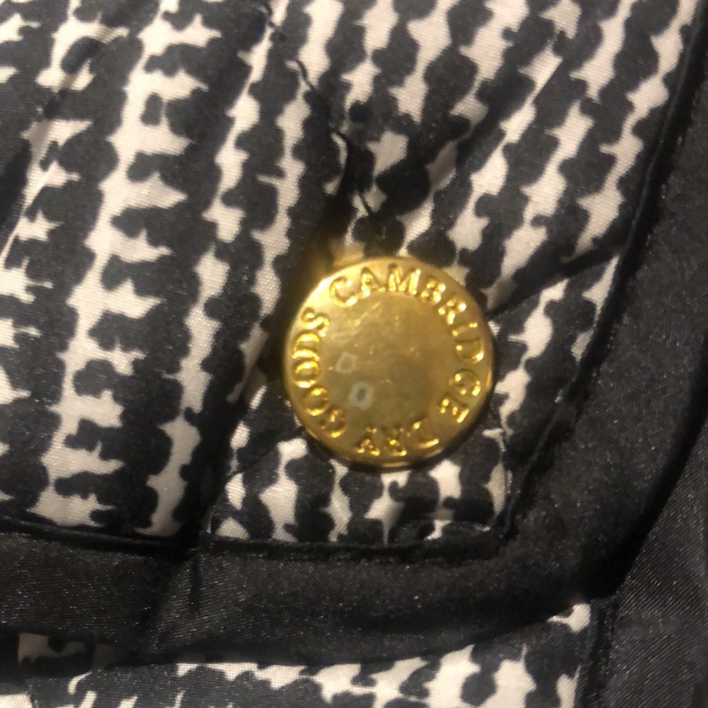 Cambridge Dry Goods Houndstooth puffer zip up vest - Picture 5 of 12